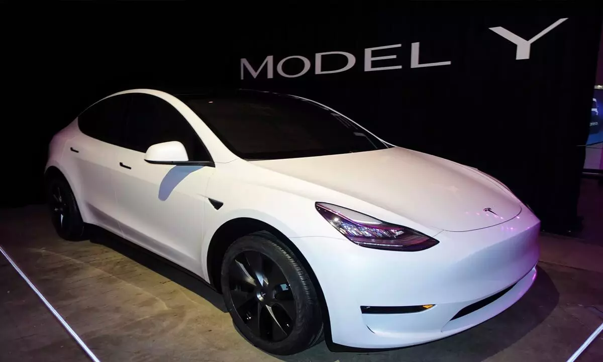 tesla car in India