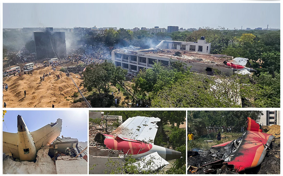 air plane crash Ahmedabad