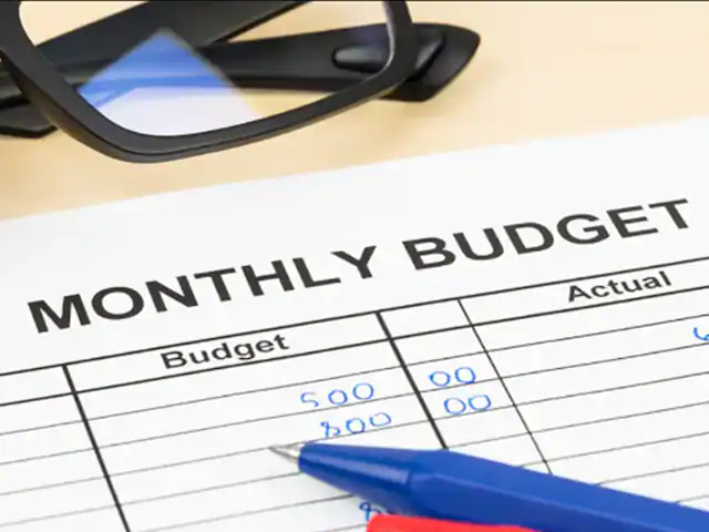 monthly home budget