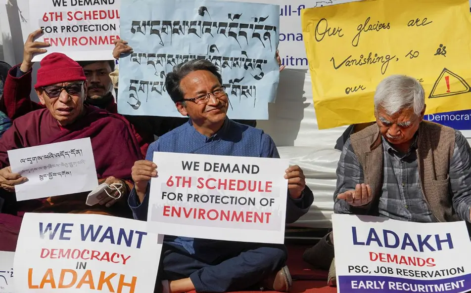 sixth schedule Ladakh demand