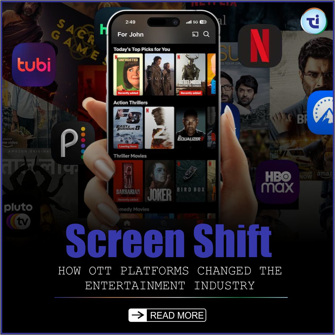 Screen Shift : How OTT Platforms Have Changed The Entertainment Industry