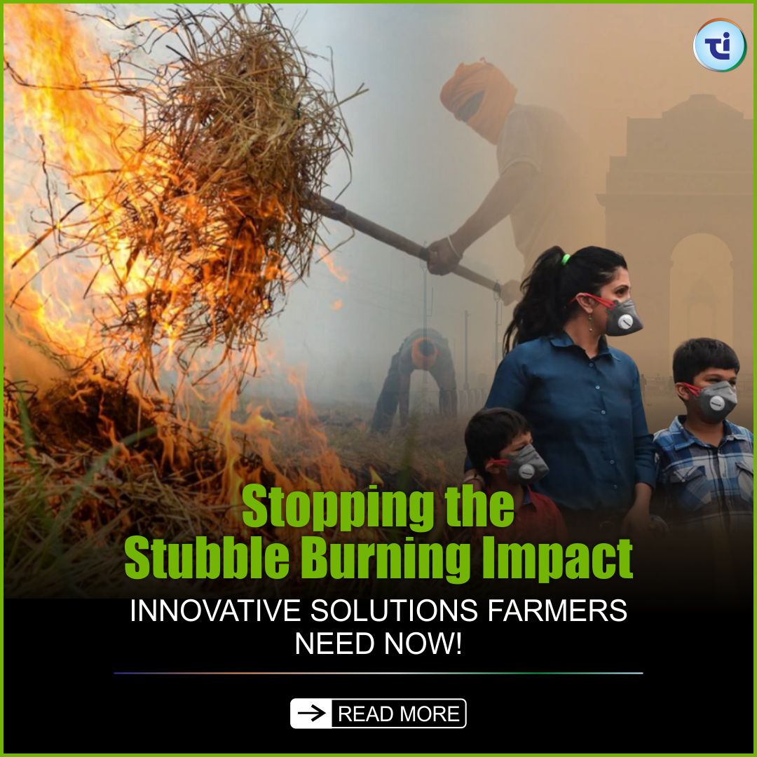 Stopping The Stubble Burning Impact: Innovative Solutions Farmers Need Now!